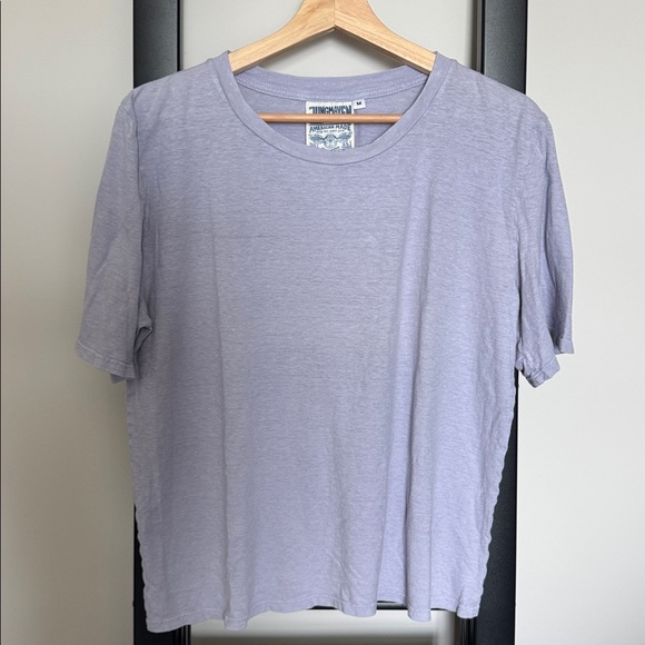 Jungmaven Tops - Jungmaven Boxy Tee in Light Lavender